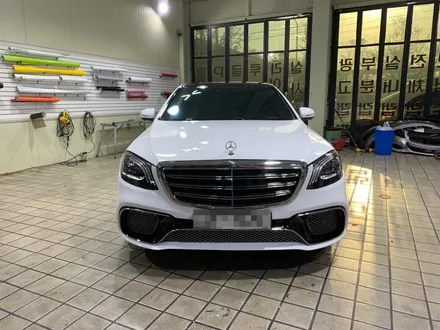 인천 벤츠랩핑_벤츠 S63AMG , 3M 화이트유광 전체랩핑 시공후기 / 인천 서구, 부평, 부천