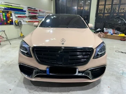 벤츠 S클래스 택랩 고광택 전체랩핑 시공 후기 / 인천 서구