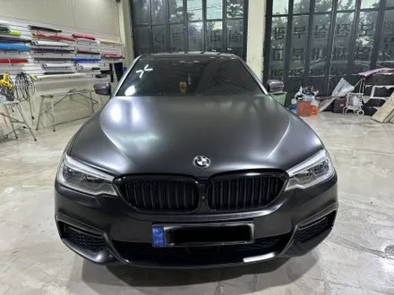인천BMW랩핑 5시리즈 사틴블랙으로 변신성공! / 인천 서구