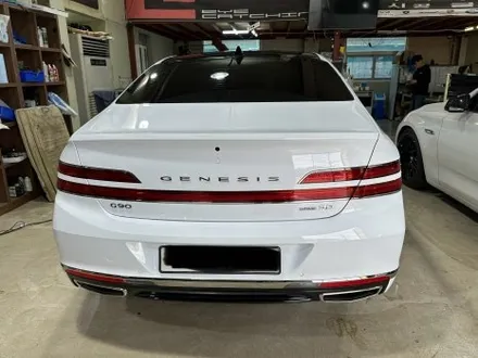 인천 제네시스 G90랩핑은 아이캐칭에서! 에이버리 고광택 유광화이트 / 인천 서구