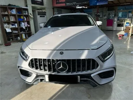 인천 카스킨 벤츠 CLS 에이버리 유광그레이 전체랩핑 시공후기! / 인천 서구