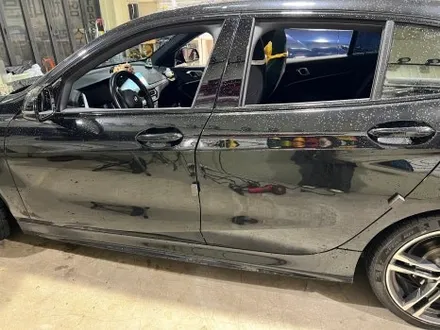인천랩핑 아이캐칭 | BMW 118d 사틴 다크그레이 전체랩핑 시공 / 인천 서구