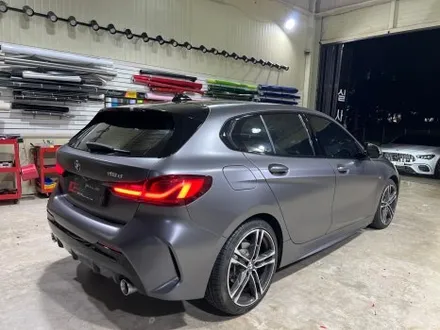 인천랩핑 아이캐칭 | BMW 118d 사틴 다크그레이 전체랩핑 시공 / 인천 서구