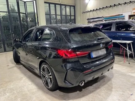 인천랩핑 아이캐칭 | BMW 118d 사틴 다크그레이 전체랩핑 시공 / 인천 서구