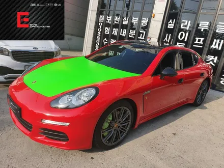 [인천랩핑 아이캐칭]포르쉐 파나메라S 레드유광 전체랩핑 / 인천 서구, 부평, 부천