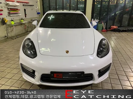 포르쉐 파나메라 화이트유광랩핑으로 새차같은 느낌으로! 변화를 느껴보세요! /인천랩핑/인천전체랩핑/포르쉐랩핑 / 인천 서구, 부평, 부천
