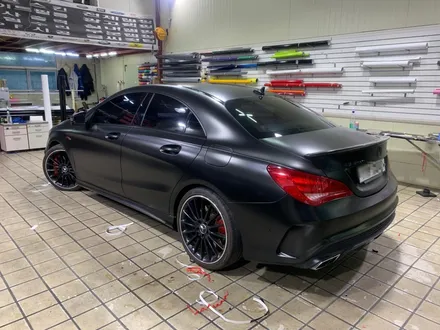 인천랩핑은 아이캐칭에서_벤츠 CLA 45AMG, 사틴블랙 전체랩핑 시공후기 / 인천 서구, 부평, 부천