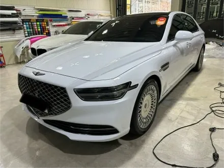인천 제네시스 G90랩핑은 아이캐칭에서! 에이버리 고광택 유광화이트 / 인천 서구