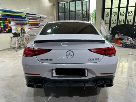 인천 카스킨 벤츠 CLS 에이버리 유광그레이 전체랩핑 시공후기! / 인천 서구