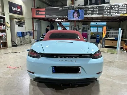 인천랩핑 포르쉐 박스터 _ 택랩 베리블루로 대변신! / 인천 서구