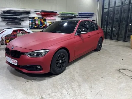 인천 BMW 3시리즈 전체랩핑 – 감성 컬러, 무광 가넷레드 / 인천 서구