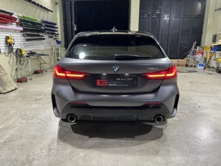 인천랩핑 아이캐칭 | BMW 118d 사틴 다크그레이 전체랩핑 시공 / 인천 서구