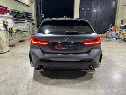인천랩핑 아이캐칭 | BMW 118d 사틴 다크그레이 전체랩핑 시공 / 인천 서구