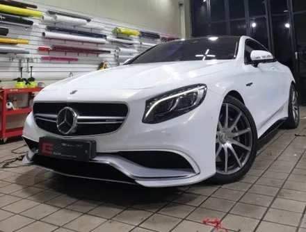 자동차랩핑 인천 아이캐칭_벤츠S63 AMG 3M 화이트스파클골드 전체랩핑 시공후기 / 인천 서구, 부평, 부천