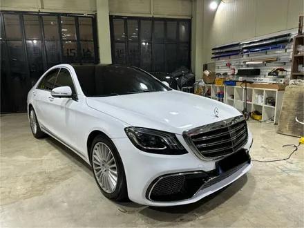 자동차랩핑 인천 아이캐칭_벤츠 S400, 에이버리 고광택 유광화이트 시공후기 / 인천 서구, 부평, 부천