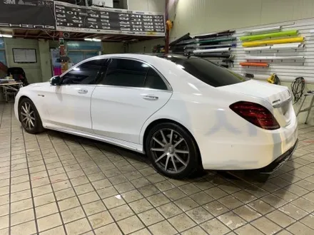 인천 벤츠랩핑_벤츠 S63AMG , 3M 화이트유광 전체랩핑 시공후기 / 인천 서구