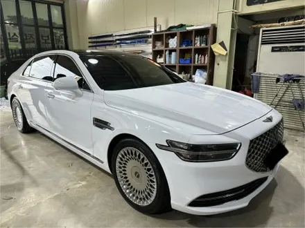 인천 제네시스 G90랩핑은 아이캐칭에서! 에이버리 고광택 유광화이트 / 인천 서구