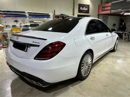 자동차랩핑 인천 아이캐칭_벤츠 S400, 에이버리 고광택 유광화이트 시공후기 / 인천 서구, 부평, 부천