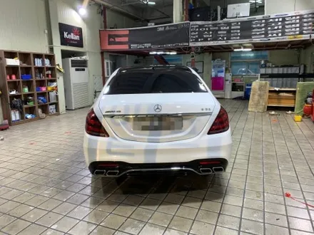 인천 벤츠랩핑_벤츠 S63AMG , 3M 화이트유광 전체랩핑 시공후기 / 인천 서구, 부평, 부천