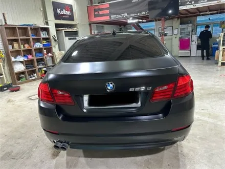 인천 BMW랩핑 520d 에이버리 사틴블랙 전체랩핑 시공후기 / 인천 서구
