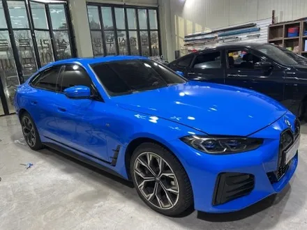 BMW i4_3M 글로스 인텐스 블루 전체랩핑 시공 후기 / 인천 서구