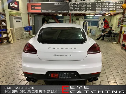 포르쉐 파나메라 화이트유광랩핑으로 새차같은 느낌으로! 변화를 느껴보세요! /인천랩핑/인천전체랩핑/포르쉐랩핑 / 인천 서구, 부평, 부천