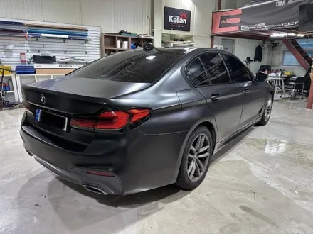 인천 벤츠랩핑_BMW 5시리즈 에이버리 사틴블랙 전체랩핑 시공후기 / 인천 서구, 부평, 부천