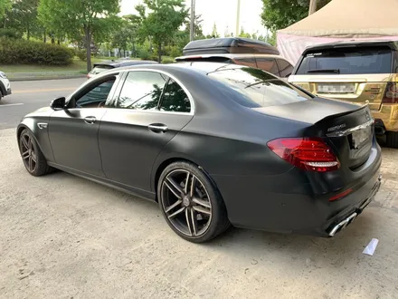 인천 벤츠랩핑_벤츠 E63 AMG 사틴블랙 랩핑 랩핑 시공후기 / 인천 서구