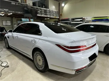 인천 제네시스 G90랩핑은 아이캐칭에서! 에이버리 고광택 유광화이트 / 인천 서구