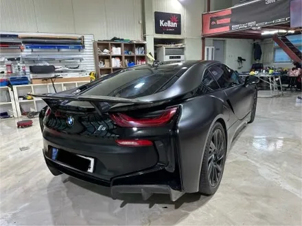 인천랩핑 BMW I8, 에이버리 사틴블랙 전체랩핑 / 인천 서구