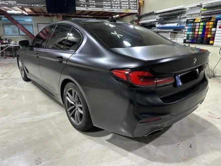 인천 벤츠랩핑_BMW 5시리즈 에이버리 사틴블랙 전체랩핑 시공후기 / 인천 서구, 부평, 부천