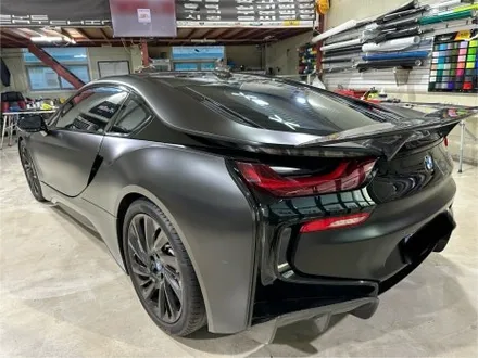BMW I8, 에이버리 사틴블랙 전체랩핑 시공 / 인천 서구