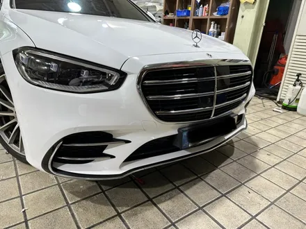 인천 벤츠랩핑_BENZ S클래스 에이버리 화이트유광 랩핑 시공후기 / 인천 서구, 부평, 부천