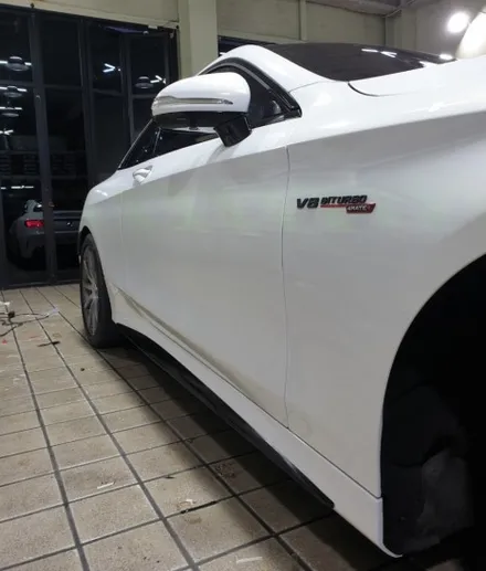 자동차랩핑 인천 아이캐칭_벤츠S63 AMG 3M 화이트스파클골드 전체랩핑 시공후기 / 인천 서구, 부평, 부천