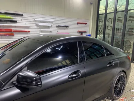 인천랩핑은 아이캐칭에서_벤츠 CLA 45AMG, 사틴블랙 전체랩핑 시공후기 / 인천 서구, 부평, 부천