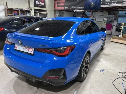 BMW i4_3M 글로스 인텐스 블루 전체랩핑 시공 후기 / 인천 서구