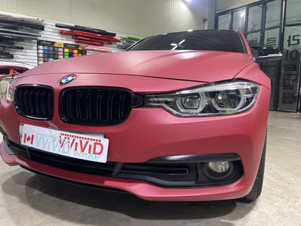 BMW 3시리즈 무광 랩핑 _ 에이버리 무광 가넷레드 / 인천 서구