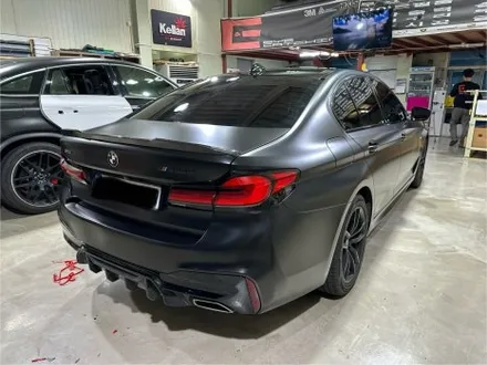 BMW 5시리즈 전체랩핑｜올드한 실버에서 사틴블랙으로 완벽 변신 / 인천 서구