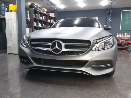 W205 C클래스 랩핑재시공작업. 플라스티딥 랩핑. / 부산 사하구 하단동