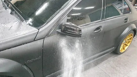 C63AMG 블랙시리즈 스타일.  플라스티딥으로 전체 무광랩핑 했어요~  부산무광랩핑 이지카케어 / 부산 사하구 하단동