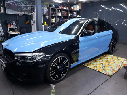 M5 스머프랩핑했어요. 사하구3m에이버리 랩핑하는곳! / 부산 사하구 하단동