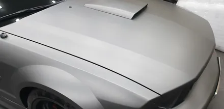 머스탱 컨버터블 사틴그레이 전체랩핑 했어요~ 부산플라스티딥 무광랩핑 시공점. / 부산 사하구 하단동