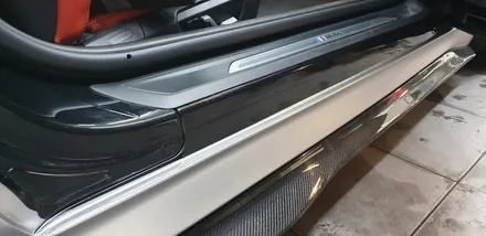 BMW M4 크롬무광 랩핑했어요~ 부산플라스티딥 리얼메탈실버랩핑 / 부산 사하구 하단동