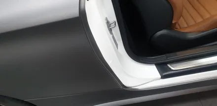 벤츠 C43카브리올레 무광랩핑 했어요.  부산플라스티딥 사틴그레이 / 부산 사하구 하단동