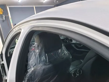 W205 C클래스 랩핑재시공작업. 플라스티딥 랩핑. / 부산 사하구 하단동