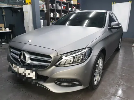 W205 C클래스 랩핑재시공작업. 플라스티딥 랩핑. / 부산 사하구 하단동