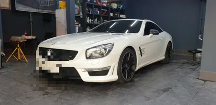 SL63AMG 무광랩핑으로 포인트를 줘봤어요~ 부산플라스티딥 / 부산 사하구 하단동