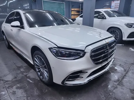 W223 S클래스 신차패키지작업. 썬팅,코팅,PPF프론트패키지 / 부산 사하구 하단동