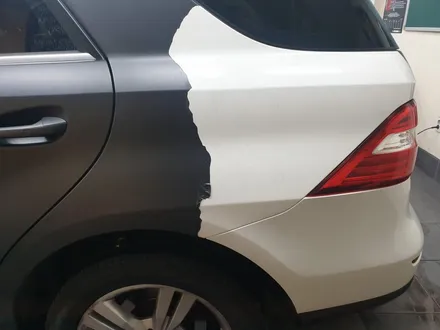ML350 플라스티딥랩핑 재시공. 랩핑도 보험수리가 가능합니다^^ / 부산 사하구 하단동