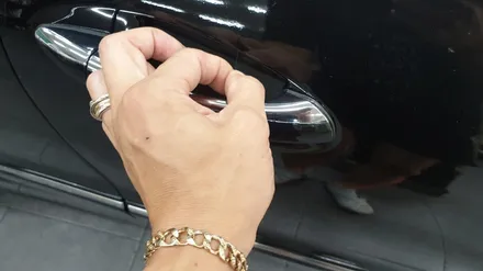 벤츠 CLK 컨버터블 사틴그레이 무광랩핑작업. 귀한 4인승오픈카^^ / 부산 사하구 하단동
